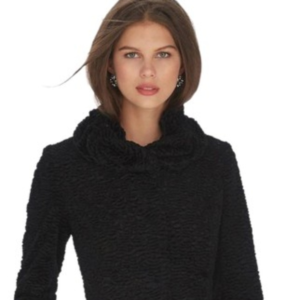 White House Black Market Persian Coat Red Lining